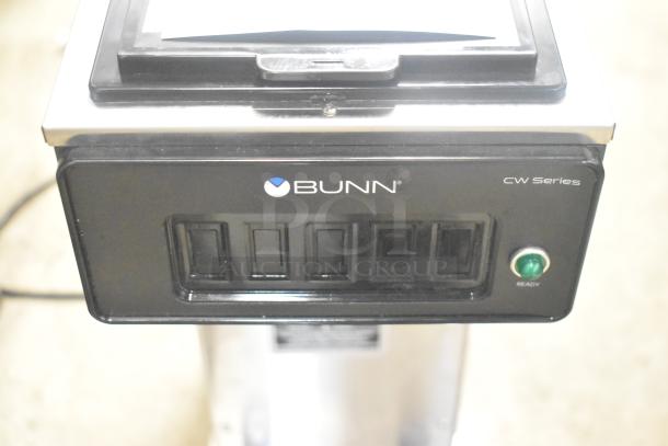 Bunn CW15-APS coffee machine, black panel, green ready light, 120V 1-phase, commercial grade, good condition.