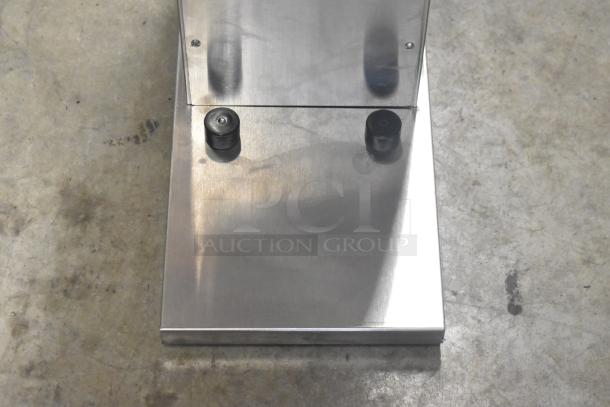 2024 Bunn CW15-APS commercial coffee machine base, stainless steel, countertop model, dual switches visible.