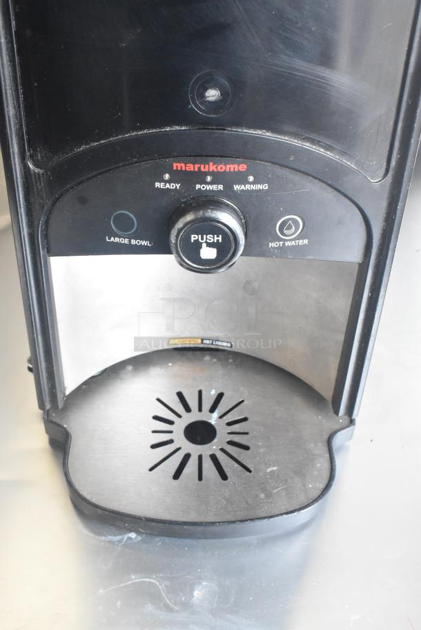 2016 Bunn LCA-1 Marukome coffee dispenser, countertop model, 120V, 1 phase, features ready and warning lights, push button.