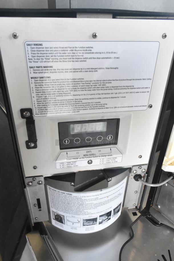 2016 Bunn LCA-1 Marukome countertop liquid coffee dispenser, 120V, 1 phase. Features digital display and instructions.