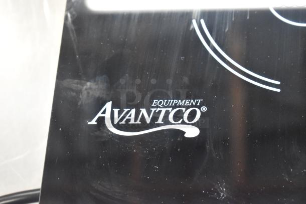 Avantco 177ID18DB Double Induction Range, sleek black finish, dual burners, 208-240V, 1 Phase, new condition.