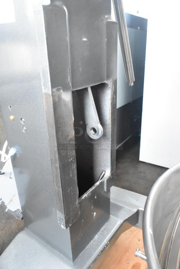 New Avantco MX40H commercial dough mixer, scratch and dent, with bowl, guard, paddle, whisk, and hook attachments.