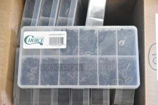 Brand new Choice deli tag kit with UXKD59008079 letters and 512XKD590B numbers, housed in a plastic case.
