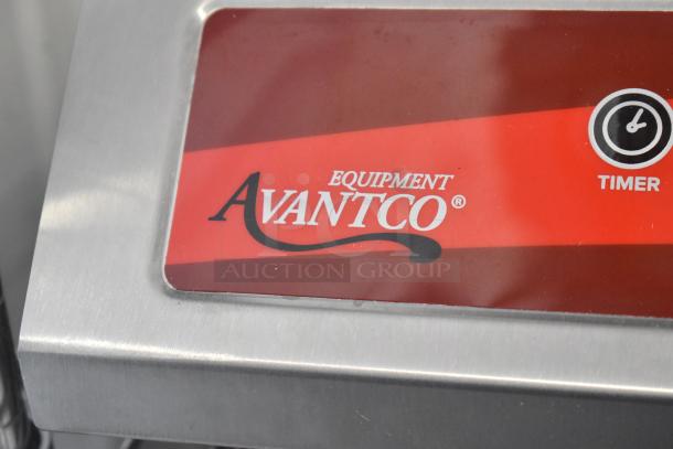 Brand new 2023 Avantco IC3500 induction cooker; stainless steel, scratch and dent, 208-240V, 1 phase, with timer.