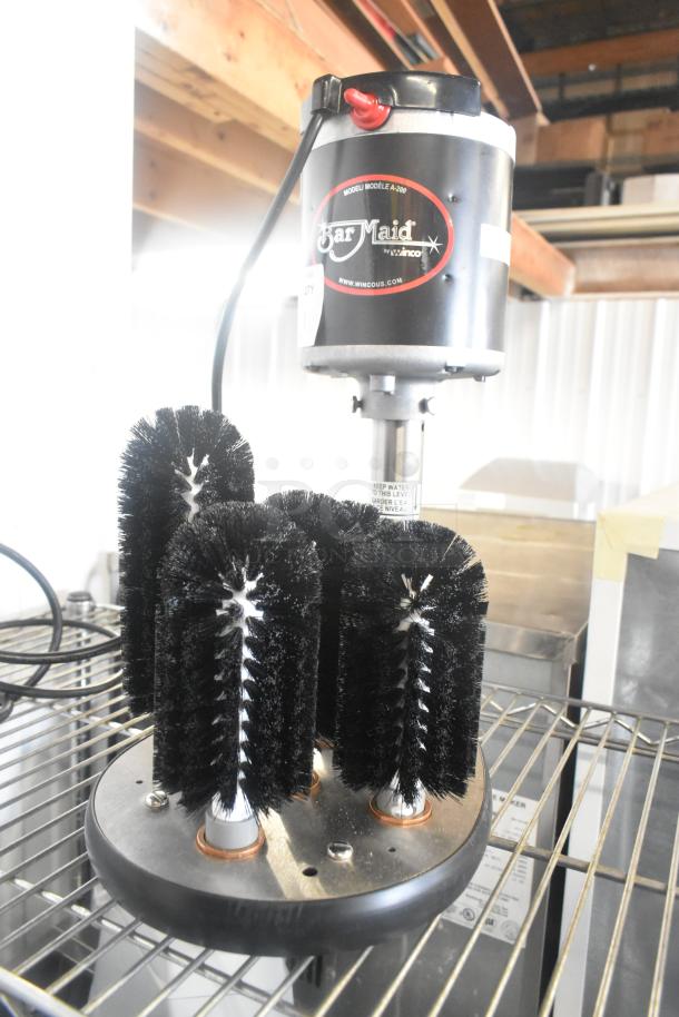 Bar Maid A-200 Upright Bar Glass Washer, 115 Volts, brand new with minor scratches. Model S48B35B04.