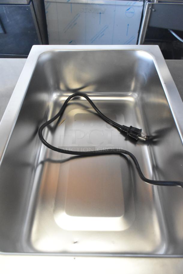 Brand new Avantco 177W50 countertop food warmer, 2025 model, scratch and dent, 120 volts, 1 phase, stainless steel.