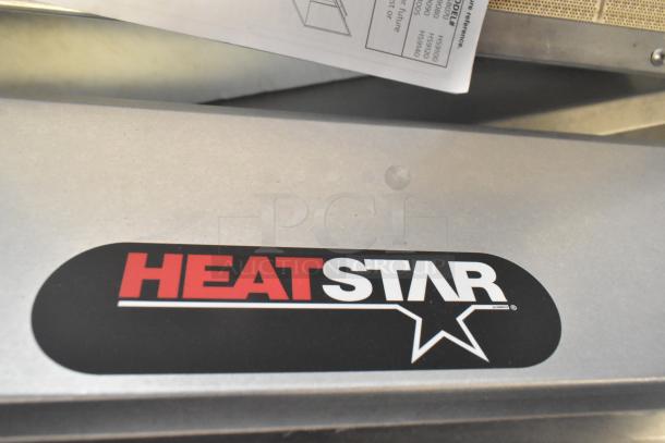 BRAND NEW Heatstar 4000 Series radiant heater, natural gas, 40,000 BTU, model F140629, visible label shows logo.