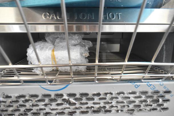 Brand new Avantco 184T3600B commercial conveyor toaster, 14.5" wide, 3" opening, 3600W, 1200 slices/hour, 208V, 1 phase.