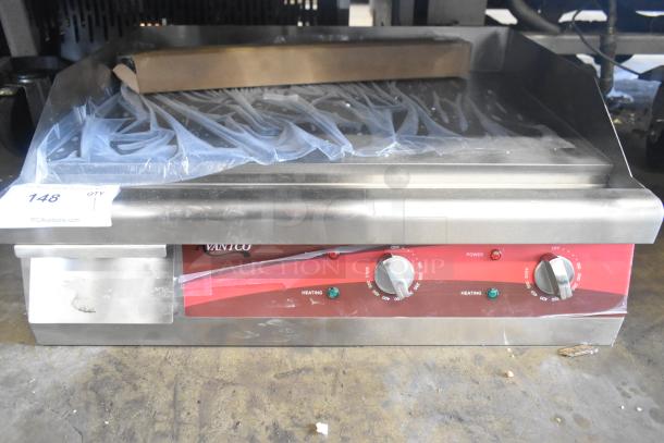 Avantco 177EG24N 24" electric countertop griddle, brand new with scratch and dent, 208/240V, 1 phase.