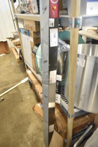 BRAND NEW Avantco 177SW60INHA 60" Strip Warmer, adjustable control, 120V, 1 phase, scratch and dent condition, tags visible.