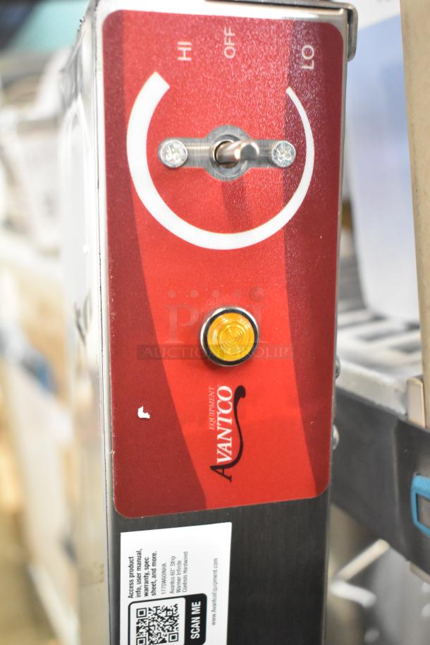 Avantco 177SW60INHA strip warmer, new scratch and dent, features adjustable infinite control. 120V, 1 phase, 2024 model.