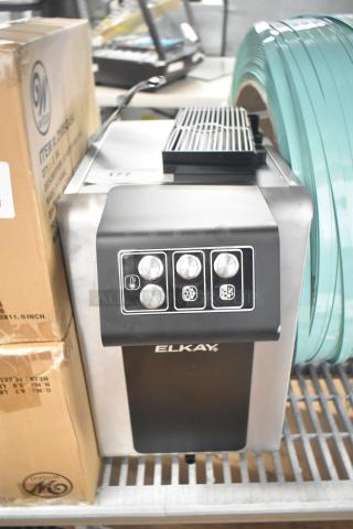 BRAND NEW 2024 Elkay DSBSH130UVPC Stainless Steel 1.5 GPH Countertop Water Dispenser, with hot, chilled, and sparkling options.