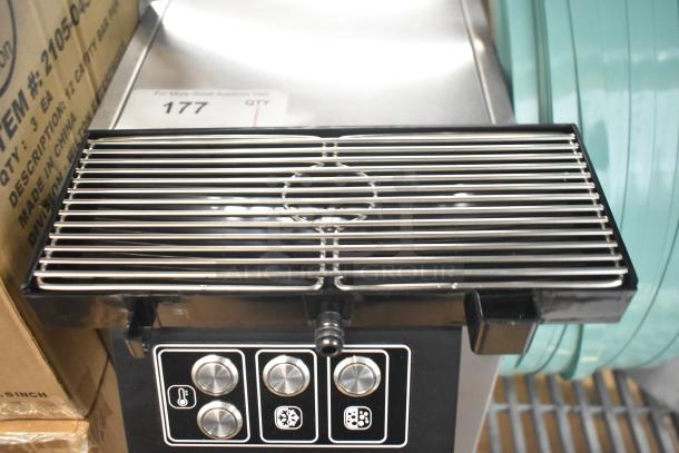 BRAND NEW Zurn Elkay DSBSH130UVPC stainless steel water dispenser. Hot, chilled, sparkling options. Scratch and dent condition.