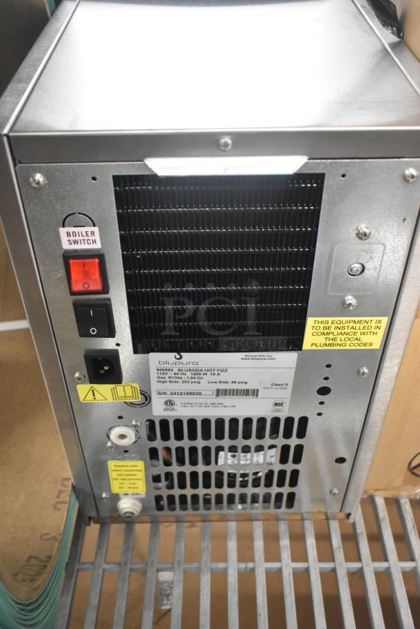 Brand new 2024 Zurn Elkay DSBSH130UVPC stainless steel water dispenser. Features hot, chilled, sparkling water. 115V.