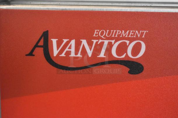 Brand new Avantco 177PG200S commercial panini grill, smooth plates, 13 3/8" x 8 3/4" surface, 120V, scratch and dent.