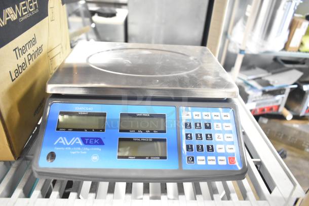BRAND NEW AvaTek PCS40 40 lb. Digital Price Computing Scale, scratch and dent condition, Legal for Trade, model 334PCS40.