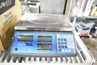 BRAND NEW AvaTek PCS40 40 lb. Digital Price Computing Scale, scratch and dent condition, Legal for Trade, model 334PCS40.