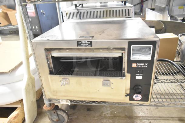 BRAND NEW QNC GFII ventless electric fryer, scratch and dent condition, 208/240V, 1 phase, Quik N Crispy model.