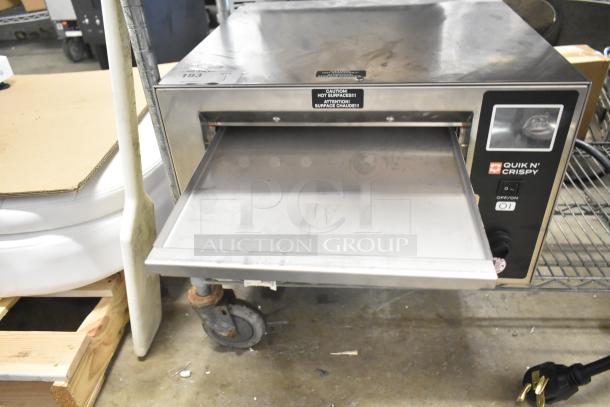 BRAND NEW QNC GFII electric ventless fryer, 208/240V, 1 phase. Scratch and dent condition. Greaseless countertop model.