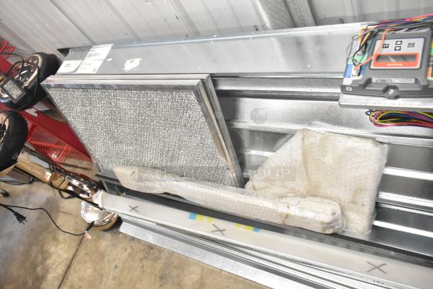 Brand new Daikin Hood with McDaniels Metal 122-DK-090, low leak Jade Economizer, minor scratches, includes components.