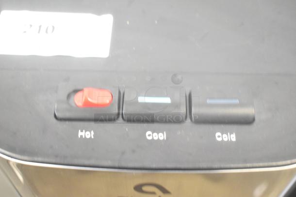 Avalon A23 floor water dispenser featuring hot, cool, and cold settings. Model A23, 115 volts, 1 phase.