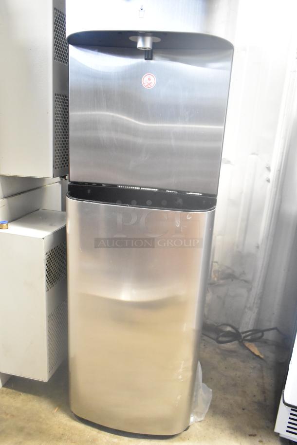 Avalon A23 floor water dispenser, stainless steel finish, 115 volts, 1 phase, gently used, for home or office use.