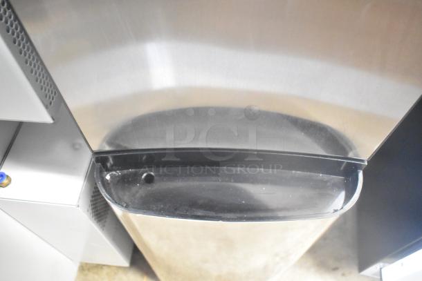 Avalon A23 floor style water dispenser, stainless steel finish, 115 volts, 1 phase, in good condition.