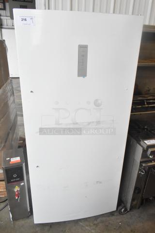 BRAND NEW Frigidaire FRAE2024AWB Reach-In Cooler, 115 Volts, 1 Phase. Scratch and dent condition. Auction label "216".