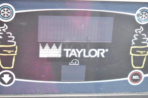 Taylor C723-27 stainless steel 2-flavor soft serve ice cream machine control panel, 208-230V, 1 phase.