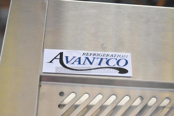 BRAND NEW Avantco 178Z2FHC 2 Door Reach-In Freezer, 2023 model, 115V, 1 Phase, with slight cosmetic imperfections.