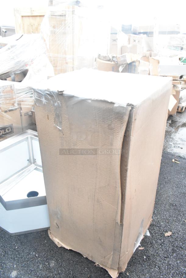 Boxed Lancaster Table & Seating Metal Green Café Bar Stool Frame, brand new, scratch and dent condition.