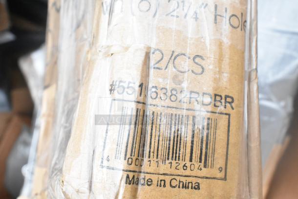 Cardboard packaging with visible item code #5516382RDBR and barcode. Marked "Made in China."