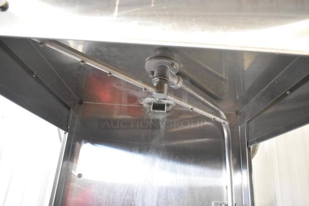 Noble CONSERVER XL commercial pass-through dishwasher, low temp, stainless steel interior, 115V, 1 phase.