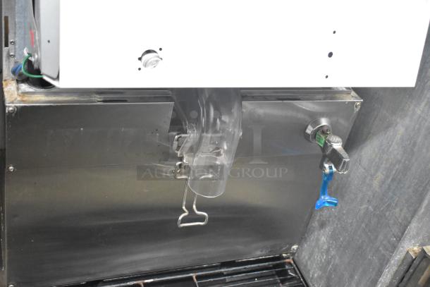 Cornelius ED150 Commercial Ice Dispenser, countertop model, 115V, 1 Phase. Stainless steel with visible dispensing area.