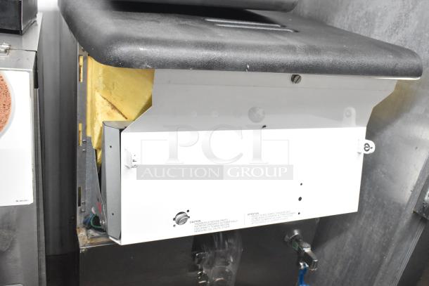 Cornelius ED150 Commercial Countertop Ice Dispenser, 115 volts, shows exterior view with control panel and housing.