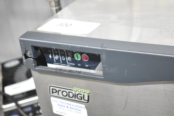 Scotsman C0830SA-32B commercial ice machine head, 208/230V, 1 phase. Features Prodigy technology and basic control panel. Some visible wear.