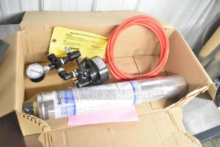 Scotsman Pentair SSM Plus Water Filtration System in box, includes filter, gauge, red tubing, installation manual. New condition.