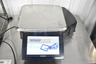 2017 Hobart HTi-LH26 commercial food portioning scale, tested, working, with digital display, 120/208-240V, 1 phase.