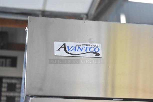 Avantco 178A49RHC Commercial 2-Door Reach-In Cooler, scratch and dent condition, brand new, 115V, 1-phase.
