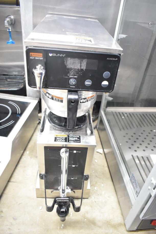 BRAND NEW 2025 Bunn SINGLE AXIOM 15 Coffee Brewer with Portable Server, model 38700.0043, 120 Volts, 1 Phase.