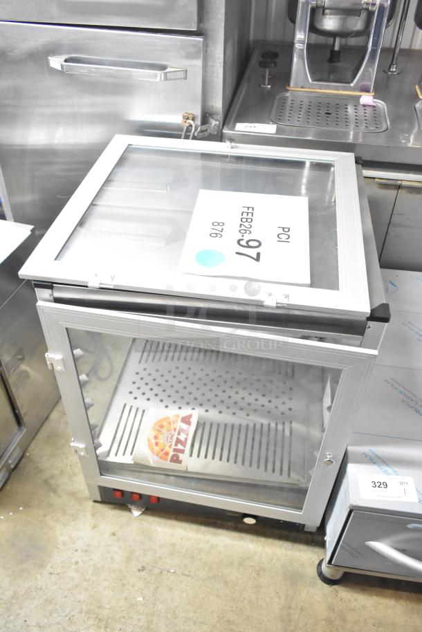 BRAND NEW Carnival King 382HPW18D2S warmer. Scratch and dent. Missing glass panel. 120 Volts, 1 Phase. See tag 97.