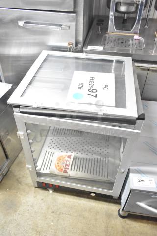 BRAND NEW Carnival King 382HPW18D2S warmer. Scratch and dent. Missing glass panel. 120 Volts, 1 Phase. See tag 97.