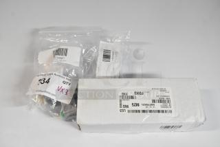 Three new scratch and dent items: Henny Penny 40645 Relay, Scotsman 12-3088-01 Water Valve, Vulcan 00-944136 Thermostat, in packaging.