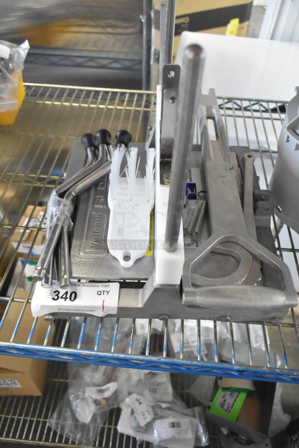 BRAND NEW Vollrath Redco 4400N Easy Lettuce Kutter; scratch and dent. Includes sturdy metal frame and cleaning brush.