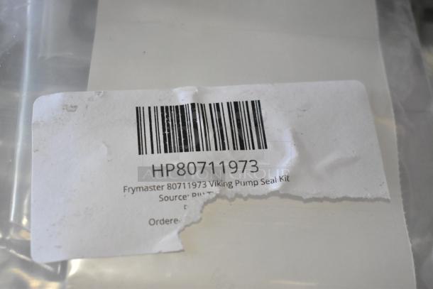 Frymaster 80711973 Viking Pump Seal Kit with barcode and partially torn label visible, new condition.