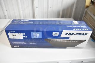 Brand new Lavex Zap N Trap Gold Wall Sconce Insect Light Trap, covers 1500 sq. ft., 120V, 30W, includes 2 glue boards.