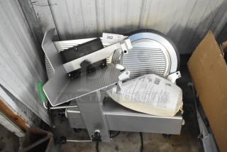 2025 Bizerba GSP H Commercial Meat Slicer, 120V, 1 Phase, sturdy metal construction, excellent condition.