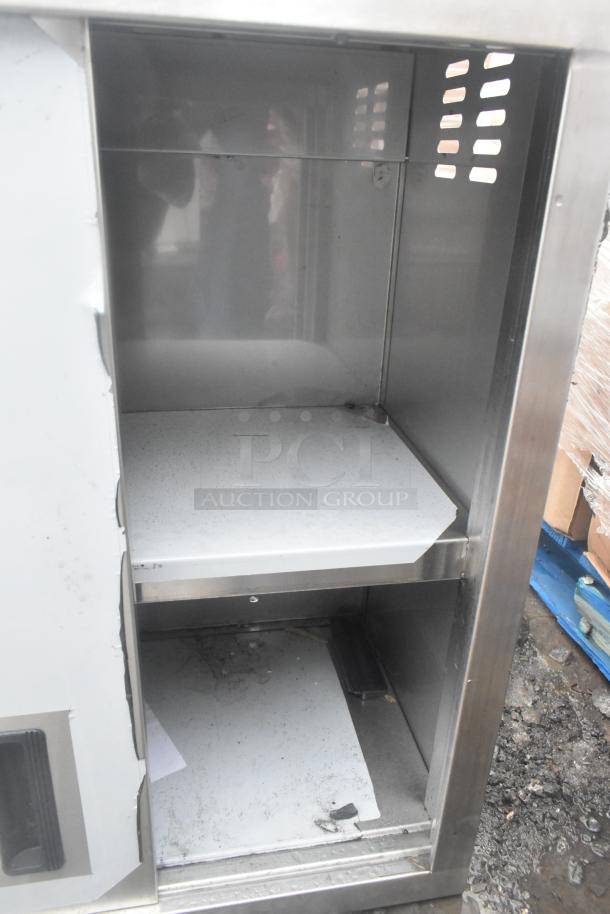 Regency 600WCS1524 24" stainless steel wall cabinet with sliding doors, brand new scratch and dent condition.