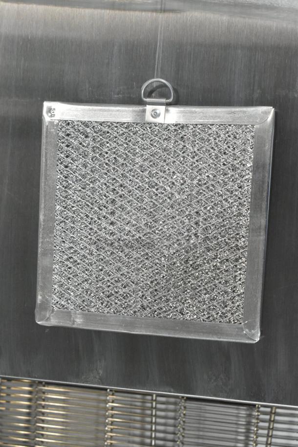 2021 Turbochef HhC2020 electric conveyor oven filter, stainless steel mesh, in good condition, enhances rapid cooking.