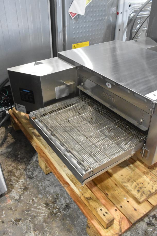 2021 Turbochef HhC2020 commercial conveyor oven, electric, 208/240V, 3-phase, stainless steel, excellent condition.